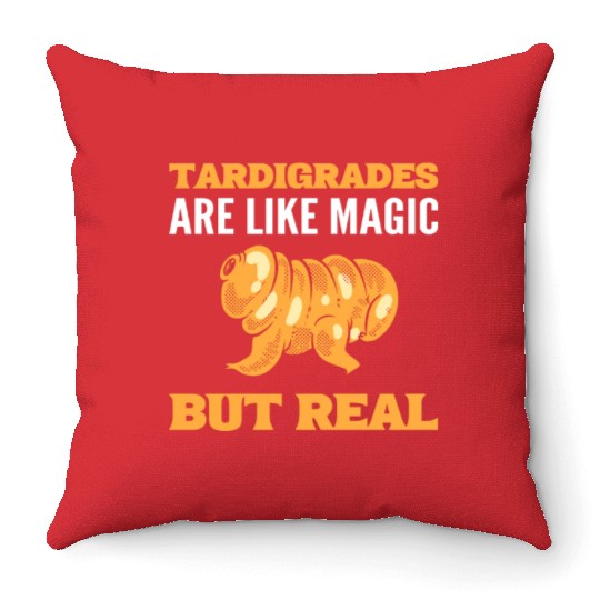 Tardigrades Are Like Magic But Real Tardigrade Throw Pillows