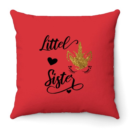 Big Sister Big Brother Little Sister Throw Pillows