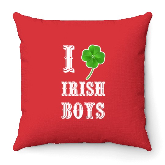 Shiny Saint Patrick s Day Shamrock Rhinestone Throw Pillows