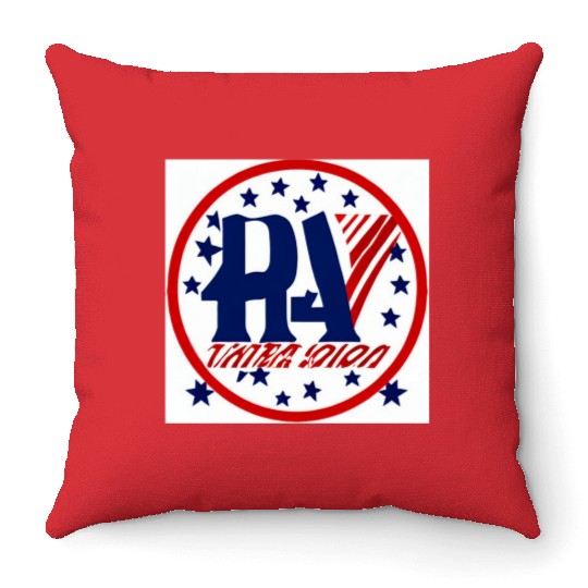 RA USA Throw Pillows: Red, White, and Blue All the Way!"