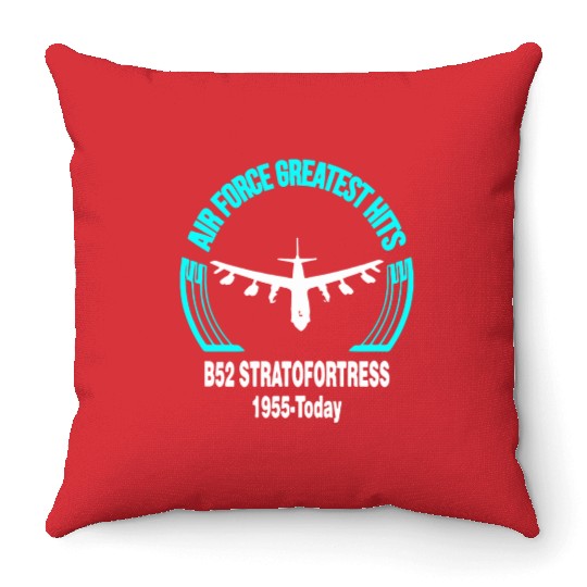 B 52 STRATOFORTRESS AIR FORCE Throw Pillows