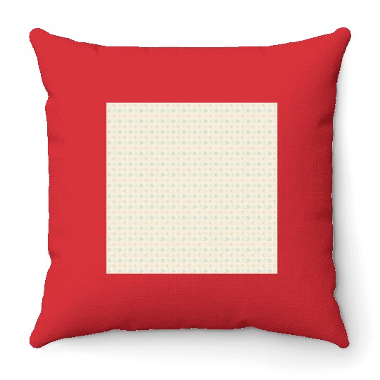 Retro Pattern Yellow Teal Red Throw Pillows