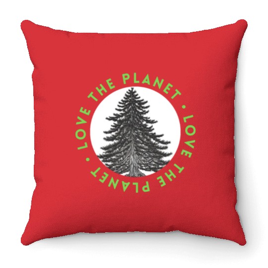Tree: detailed, relaxing, & positive Throw Pillows