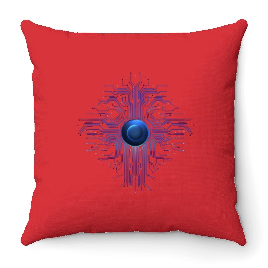 Machine Learning AI Deep Learning Programmer Throw Pillows