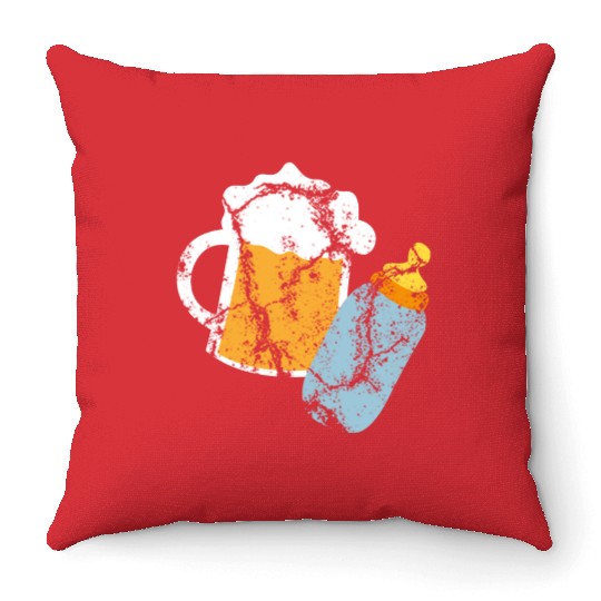 Father And Daughter Father And Son Throw Pillows