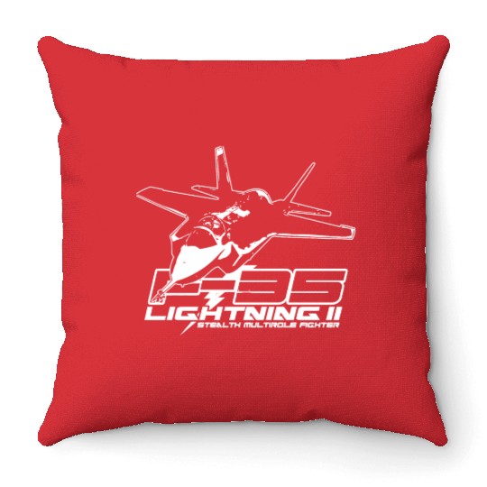 F 35 Stealth Throw Pillows