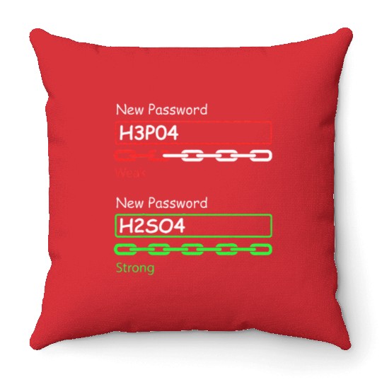 Chemist Science Teacher Student Chemistry Throw Pillows