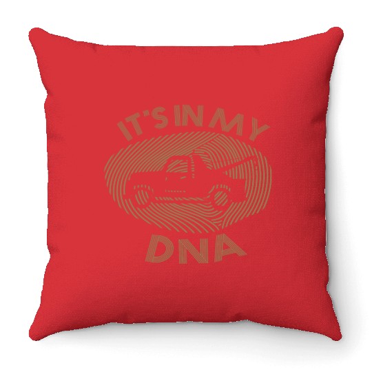 tow Truck DNA - It's in my DNA Design Throw Pillows