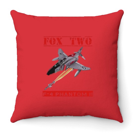 FOX TWO F 4 Phantom II Throw Pillows