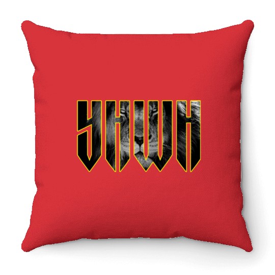 YHWH Yahweh Lion Christian Throw Pillows