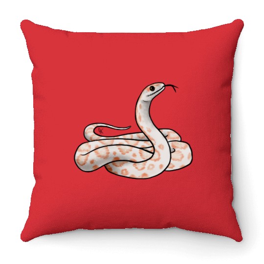 Reptile Snake Candy Snake Throw Pillows
