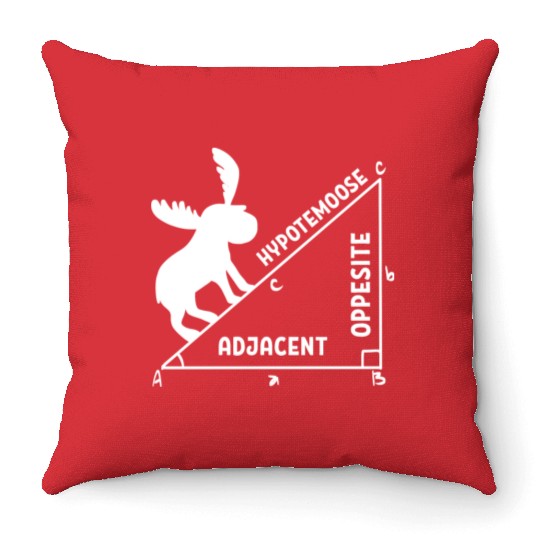 Hypotemoose University Professor Gift Throw Pillows