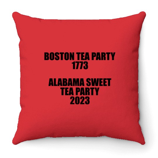Sweet Tea Party 2023 Throw Pillows