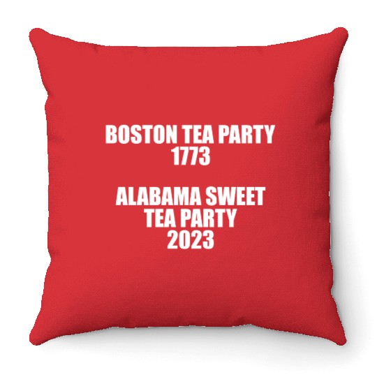 Sweet Tea Party Throw Pillows