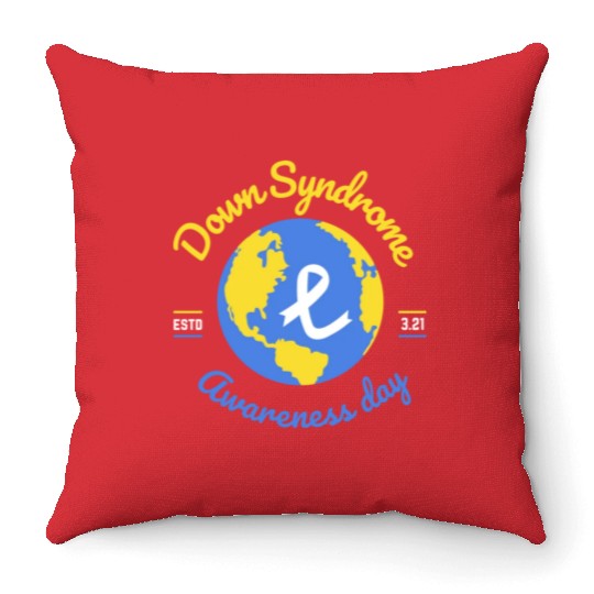 World Down Syndrome Awareness Day Throw Pillows