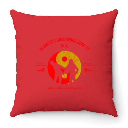 Smith's Hollywood Kung Fu Throw Pillows