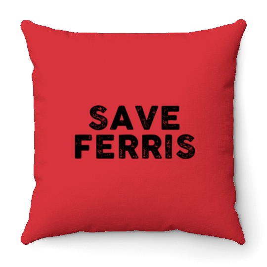 Save Ferris Throw Pillows
