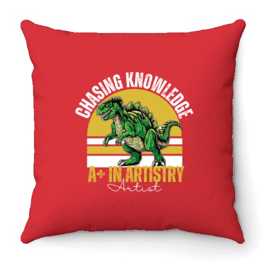 Art teacher artsy student | Art student | Artist Throw Pillows