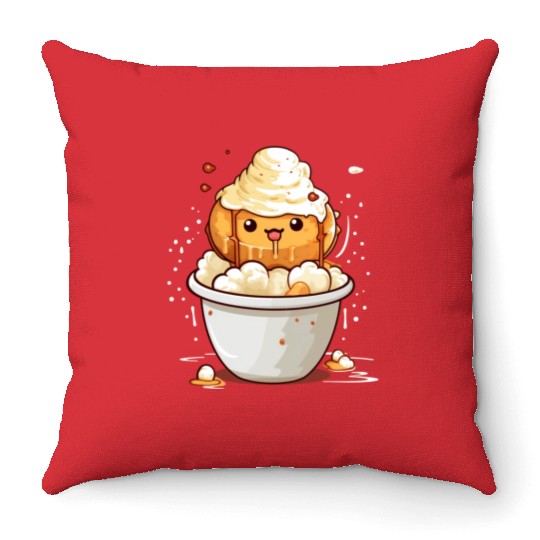 Takoyaki Lover Throw Pillows