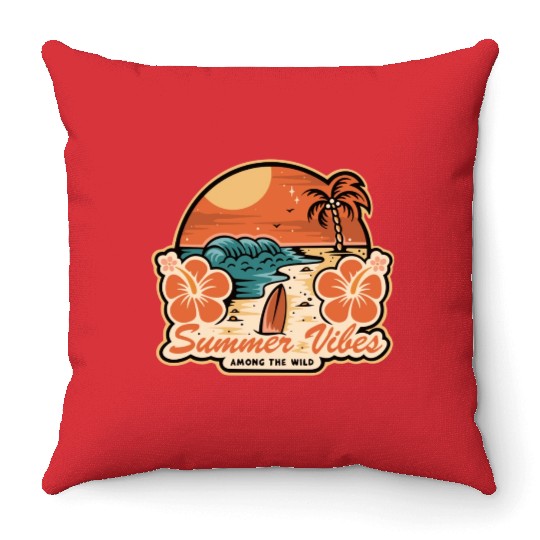 SUMMER VIBES: Among the Wild Throw Pillows