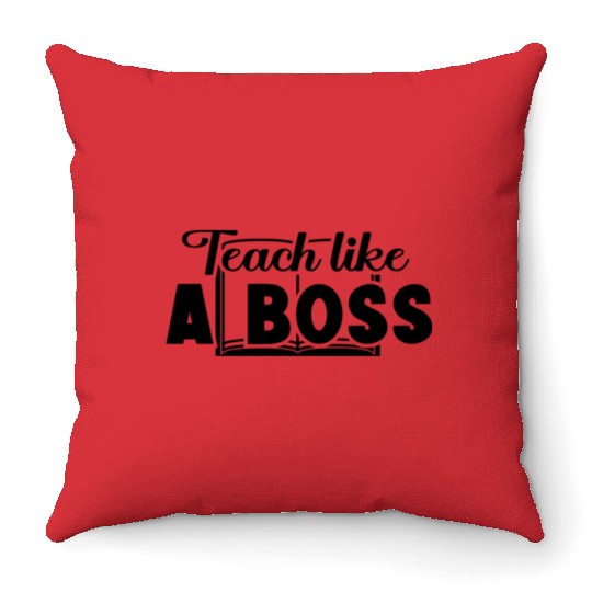 Best teacher GIft Throw Pillows