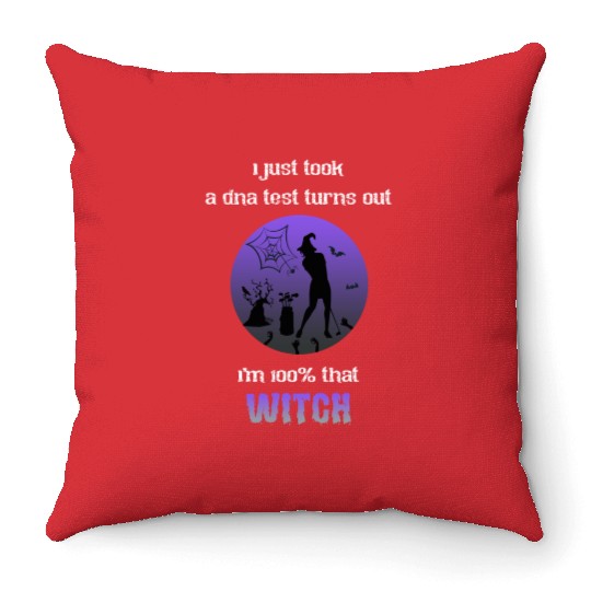 I Just Took A Dna Test Turns Out Golf Throw Pillows