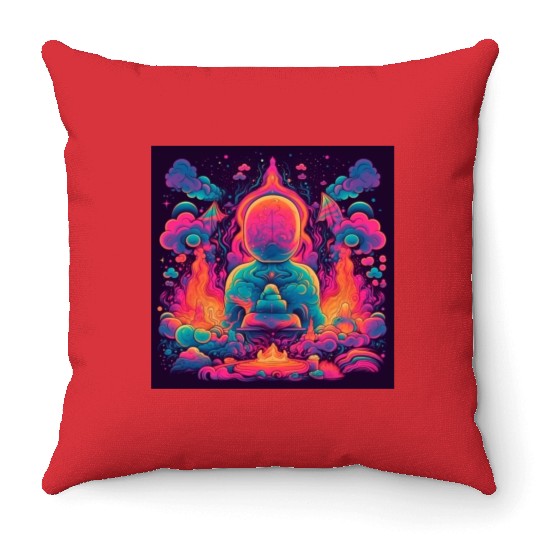 Soulful Spectrum Throw Pillows