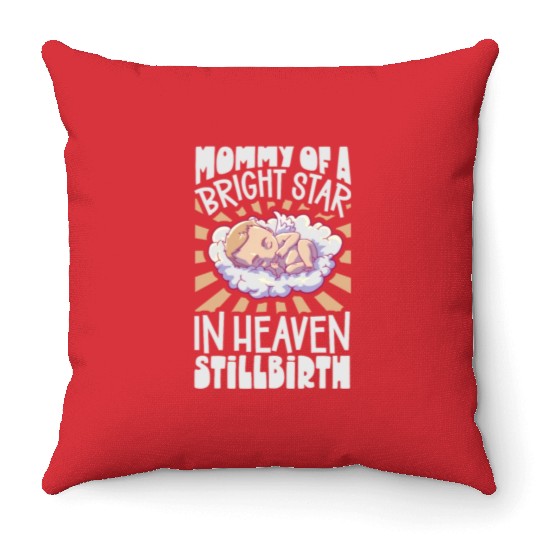 Infant Loss Miscarriage Awareness Pregnancy Loss Throw Pillows