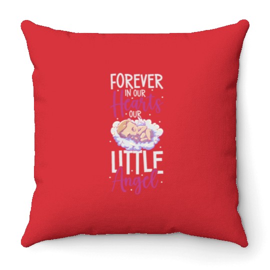Infant Loss Miscarriage Awareness Pregnancy Loss Throw Pillows
