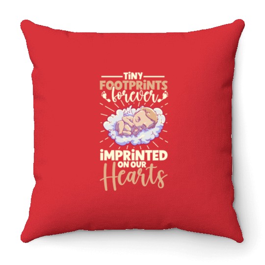 Infant Loss Miscarriage Awareness Pregnancy Loss Throw Pillows