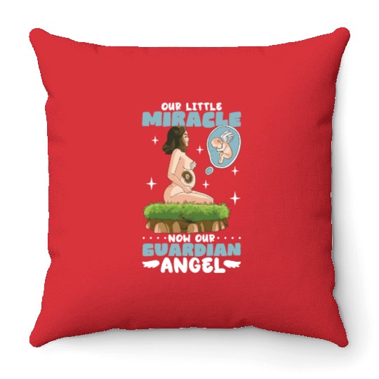 Infant Loss Miscarriage Awareness Pregnancy Loss Throw Pillows
