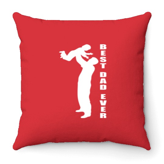 Dad Love Father Family Children Throw Pillows