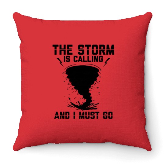 Storm Chaser Throw Pillows | Severe Weather Storm