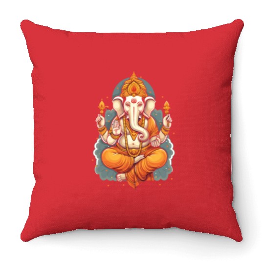 Happy Diwali Diwali Festival Indian Hindu Hinduism Throw Pillows