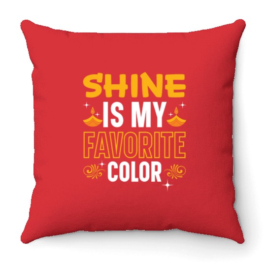 Happy Diwali Diwali Festival Indian Hindu Hinduism Throw Pillows