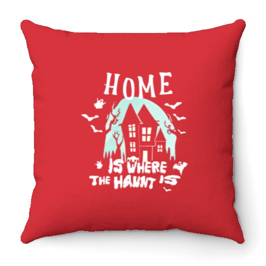 Haunted House: Home is Where the Haunt Is 2 Throw Pillows