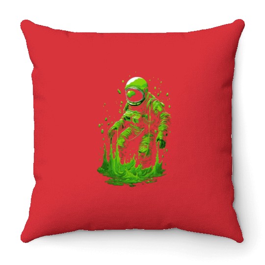 Astro Slime Throw Pillows