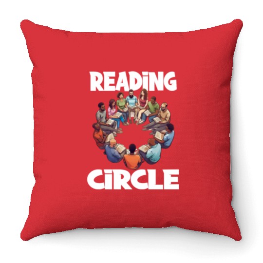 Reading Literature Reading Circle Buck Criticism Throw Pillows