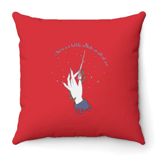 There’s a little witch in all of us! Halloween Throw Pillows