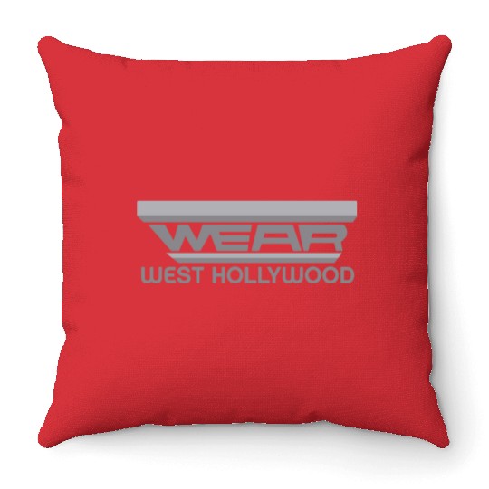 Wear West Hollywood for Music Rock Lover Throw Pillows