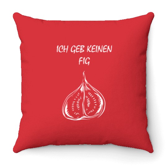 Fig Plant Fruit Gift Gifts Throw Pillows