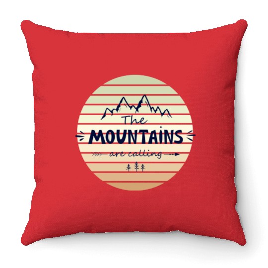 Mountains | Hiking | Nature | Adventure Throw Pillows
