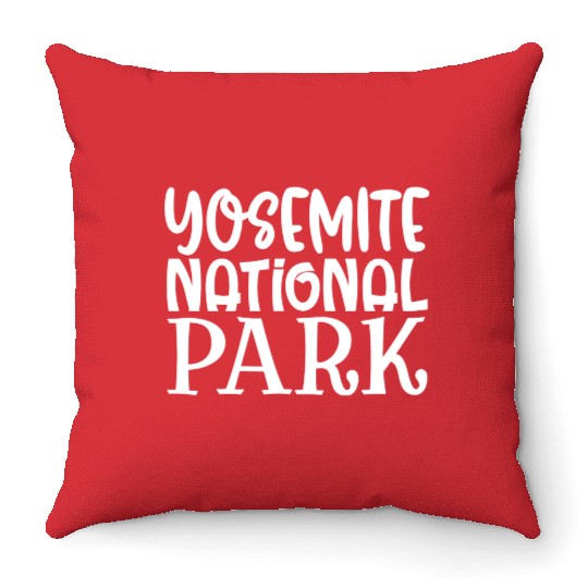 Yosemite National Park Throw Pillows