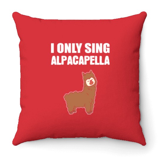 Alpacapella Orchestra Member Gift Throw Pillows