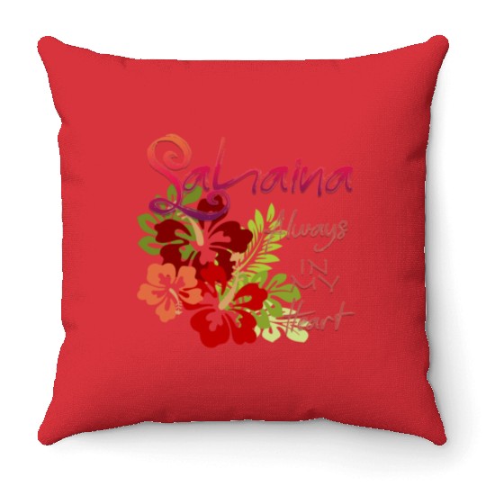 Lahaina: Always in my Heart 2 Throw Pillows