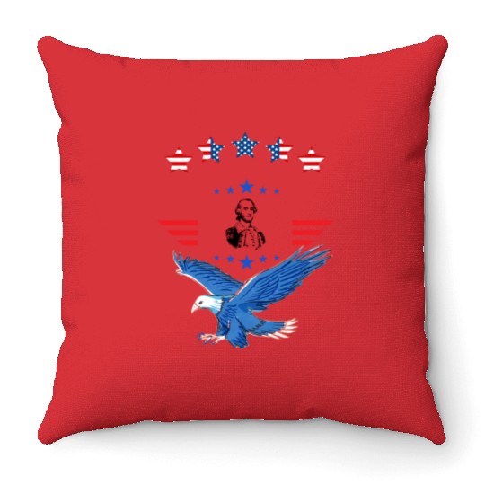 I love America Throw Pillows