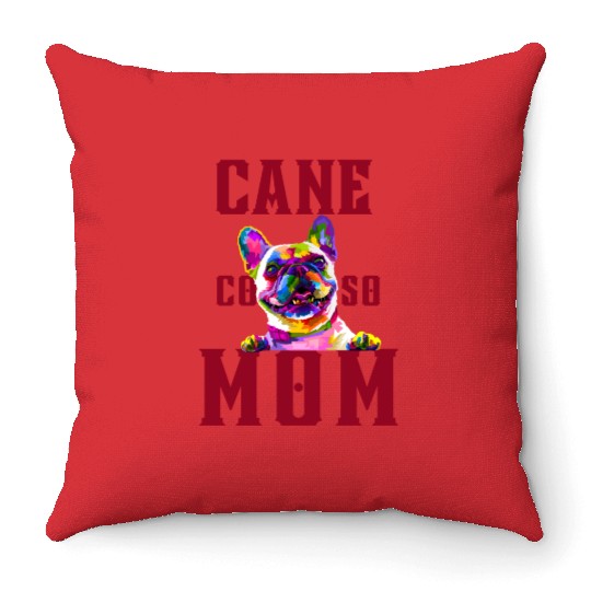 Cane Corso Mama 2 Throw Pillows