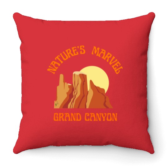 Nature s Marvel Grand Canyon Throw Pillows