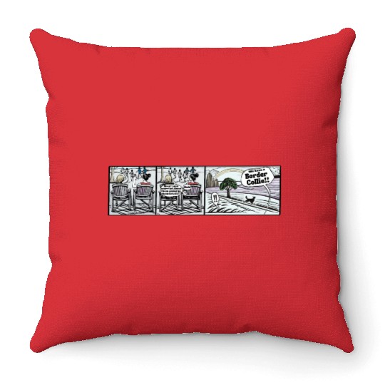 LoveDog Lane Comics Throw Pillows