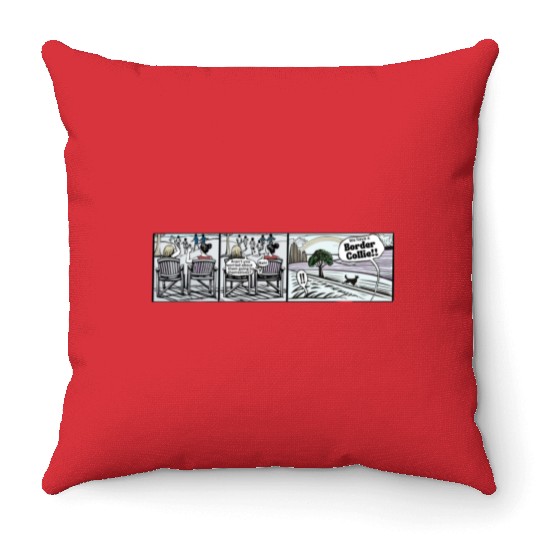 LoveDog Lane Comics Throw Pillows